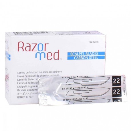 HOJAS RAZORMED BISTURÍ Nº11 CAJA 100u