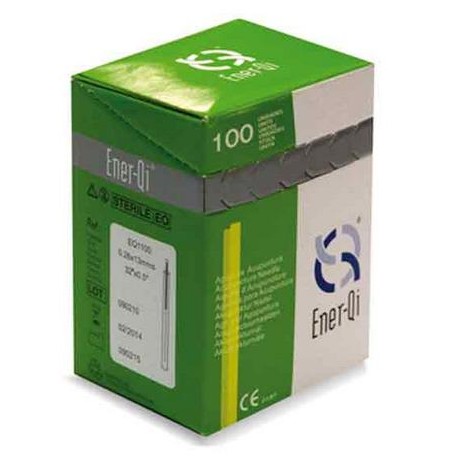 AGUJA ACUPUNTURA ENER-QI ( 0,22 X 25 ) 100 unds.