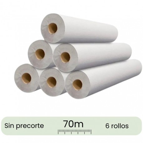 PAPEL CAMILLA BLANCO CALIDAD EXTRA (6Rollos)