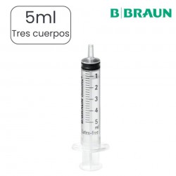 JERINGA 5 ML. 3C. OMNIFIX B.BRAUN CAJA 100 UD.