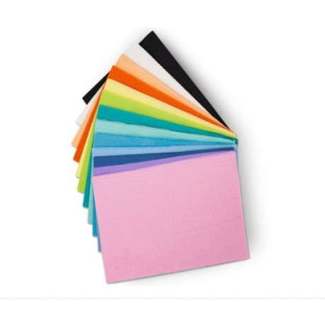 SERVILLETAS PAPEL/PLASTICO VERDE 33X45 cm 500 ud